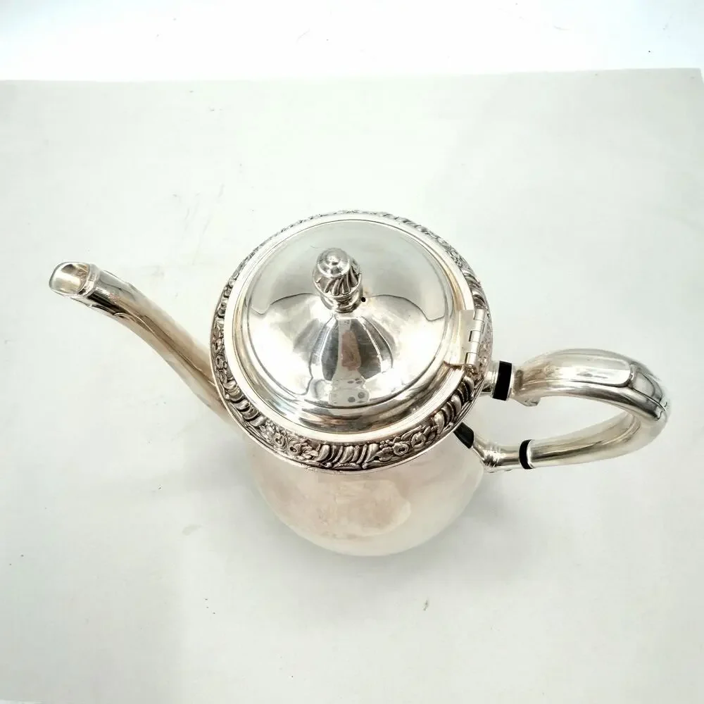 Vintage Oneida Victorian Henley Community Silverplate Teapot / Coffee Pot 10